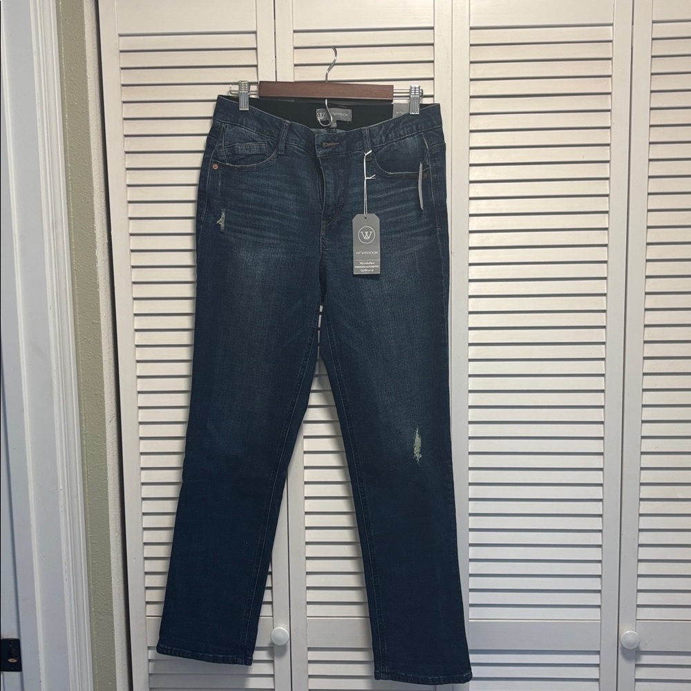 Wit & Wisdom Dark Blue Women Jeans